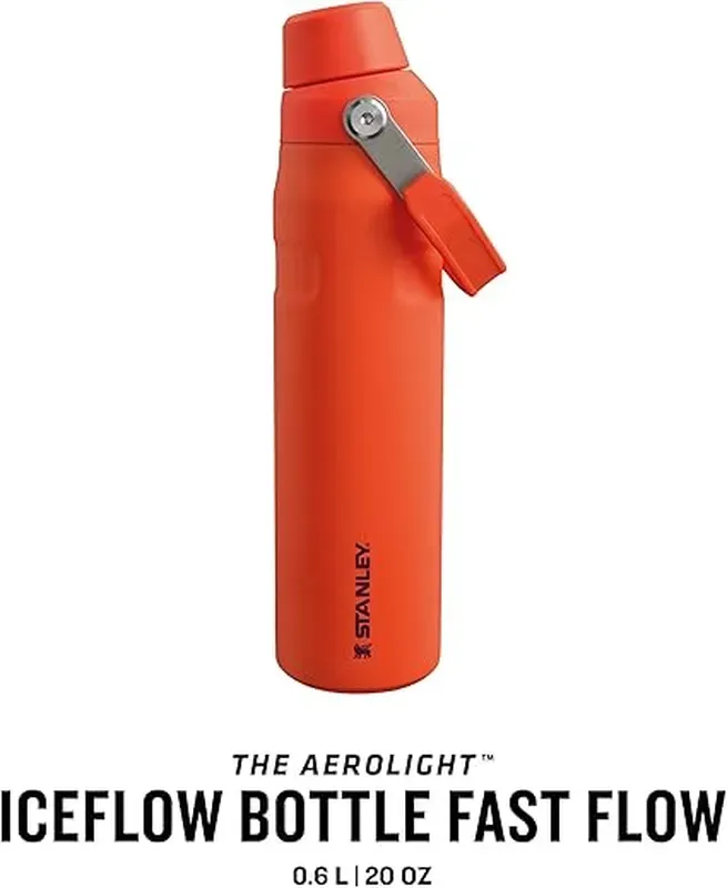 Stanley GO ICEFLOW Schnellflussflasche, 600 ml, Tigerlilie Pflaume