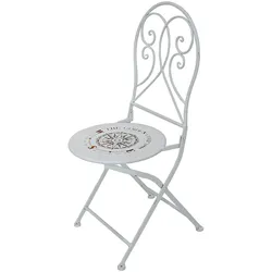 2er Set Klappstuhl Metallstuhl Gartenstuhl Stuhl klappbar mit Motiv