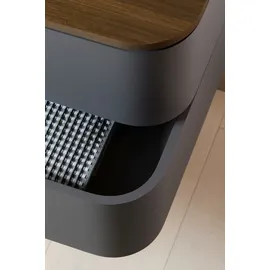 Duravit Happy D.2 Plus Konsolenwaschtischunterbau wandhängend 1600x550 mm, - Graphit Supermatt