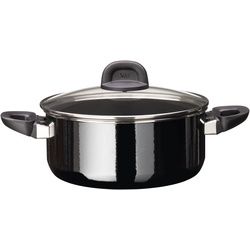 Silit Silargan® Modesto Bratentopf mit Deckel, 24 cm, Black