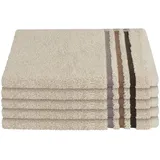 Gästehandtuch 5 x 30 x 50 cm beige