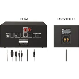 Imperial DABMAN i310 CD Stereoanlage Internetradio, DAB+, UKW, CD Bluetooth®, Sender und Empfänger, Streaming, USB Aufnahme) – Schwarz