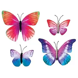 Klammern "Schmetterling", 4 Stück