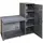 Hti-Living Thekla 100 x 40 x 35 cm grau / grau
