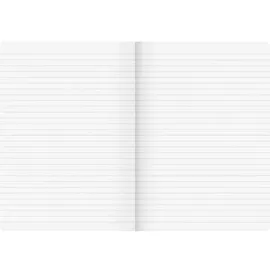 Brunnen Notizbuch DIN A5 liniert, schwarz Softcover 192 Seiten, 1 St.