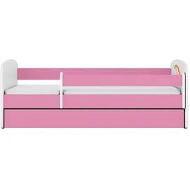 raumhirsch furniture Kinderbett Meerjungfrau 80 x 180 cm Holzwerkstoff rosa