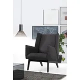Xlmoebel Ohrensessel Cocktailsessel Grau aus Stoff im modernen Design für Wohnzimmer (1-St., Cocktailsessel Grau), Made in Europa grau
