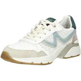 Mustang Sneaker in Weiß/Grün | Gr.: 41