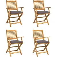 VidaXL Gartenstuhl 48 x 48 x 0 cm grau