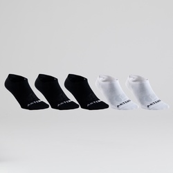 Tennissocken Low 5er-Pack – RS160 schwarz/weiss, schwarz|weiß, 35/38