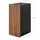 Yamazaki Beistellschrank Metall 24 x 60 x 36 cm schwarz 2 Fächer