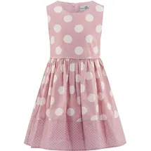 happy girls Sommerkleid HAPPY GIRLS, Mädchen, Gr. 110, N-Gr, rosa (dusty rose), Web, Obermaterial: 100% Baumwolle. Futter: 100% Baumwolle, bedruckt, gepunktet, Basic kniebedeckend, Rundhals, Kleider Sommerkleid, mit Knopfleiste im Rücken