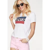 Levi's Levi's® Damen The Perfect Tee Pride Edition«, Logoprint auf der Brust, weiß