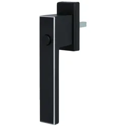 MS Beschläge Knopf-Fensterolive eloxiert - gefräst Fenstergriff Aluminiumgriff 45° Rasterung