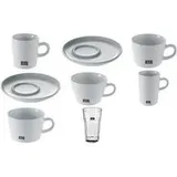 Melitta Melitta, Cappucino-Tasse "M-Cups", weiss, 0,25 l aus Porzellan, Höhe: 65 mm, mit Henkel, Tasse, Weiss