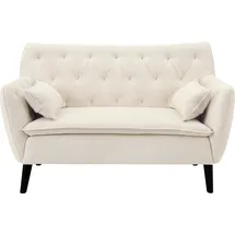 Atlantic Home Collection Couch 2-Sitzer Beige