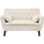 Atlantic Home Collection Couch 2-Sitzer Beige