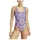 adidas Essentials Animal Print U-Back Badeanzug Preloved Purple / White 36    