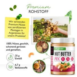 Vit4ever 100% Erdnussbutter (MIX) 1000 g