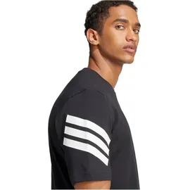 adidas Future Icons 3-Streifen Kurzarm-T-Shirt Black XL