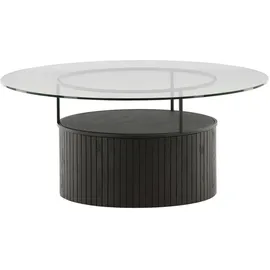 VCM Couchtisch Bovall Ø ca. 90 cm Schwarz