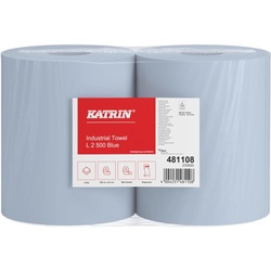 KATRIN Putztuchrollen 2-lagig blau