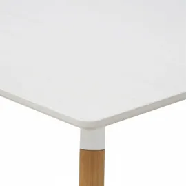 Relaxdays Esszimmertisch 110 x 75 x 70 cm weiß/natur