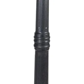 QAZQA Laterne Kunststoff 3-Licht IP44 E27 schwarz