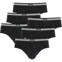 Jockey Cotton Stretch Slip schwarz S 6er Pack