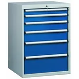 Schubladenschrank SGB 1000 x 725 x 750 mm HxBxT 6 Auszüge Vollauszug Gleichschliessung