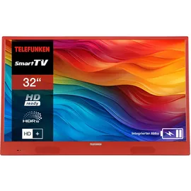 Telefunken PL32OI 32" LED HD mobiler Akku-TV orange