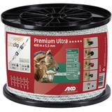 AKO Premium Ultra Seil, 5,5mm,400m weiß/grün 6xniro 0,2+3xCU0,3