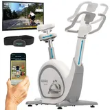 Skandika Ergometer Abisko Weltneuheit | Premium EMS-Widerstand, Smarter Heimtrainer App Steuerung, Automatische Lenker & Satteleinstellung, 36 Widerstandsstufen | Fahrrad Hometrainer für Zuhause