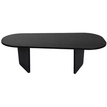 Skye Decor Ovalis Schwarz Walnuss 130 x 65 x 40 cm