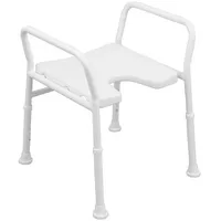 Eschenbach Aluminium Duschstuhl mit Armlehnen