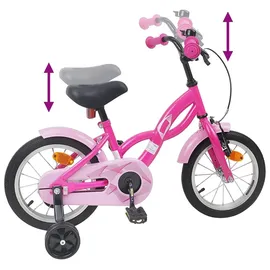 vidaXL Kinderfahrrad 12 Zoll rosa