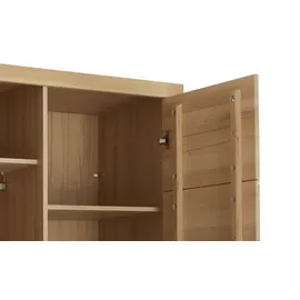 Smart Kleiderschrank Oslo 104 x 209 x 62 cm Holzfarben