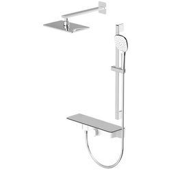 BRAVAT Thermostat-Duschsystem Zink, chrom