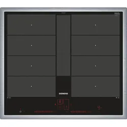 Siemens EX645LYC1E, iQ700, Induktionskochfeld, 60 cm, Schwarz, Mit Rahmen aufliegend