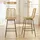 Homcom Barhocker Rattan gelb 2er Set