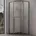 80x80x200cm mit Duschwanne Rahmenkonstruktion aus Edelstahl Ravenna68K