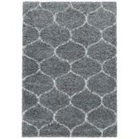 KADIMA DESIGN Teppich Waschbar Shaggy Nordisch Kuschelig Strapazierfähig Schlafzimmer Esszimmer Grau, 280x370 cm, pflegeleicht, Teppiche – RONDA von Kadima Design