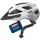 ABUS Macator 51-55 cm white silver