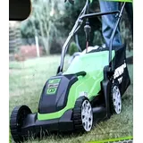 GreenWorks Elektro-Rasenmäher 1000W 35 cm Schnittbreite bis 300 m2 Grün NEU