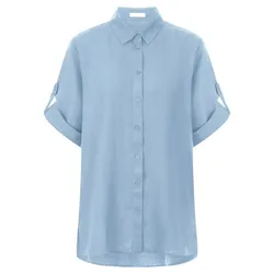 Leinen-Bluse Riani blau