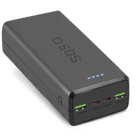 SBS Mobile PD 20W Ultra Fast Powerbank 30000mAh schwarz