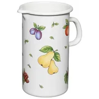 RIESS Riess, 0836-068, Krug 10cm. 1.5L, FRUIT GARDEN, Emaille, LBH 16.3 x 16.3 x 19 cm, Gewicht 0.53kg, Herkunftsland Österreich