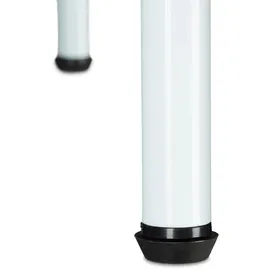 Relaxdays Garderobenständer Sandra 160 x 61,5 x 38 cm Weiß