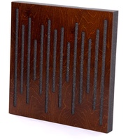 Bluetone Acoustic WaveFuser Wood - Akustikplatten aus Naturholz - Akustikpaneele - akustikschaumstoff 50x50cm (Walnuss)