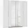 Rauch Drehtürenschrank Kronach 225 x 210 x 59 cm Weiß